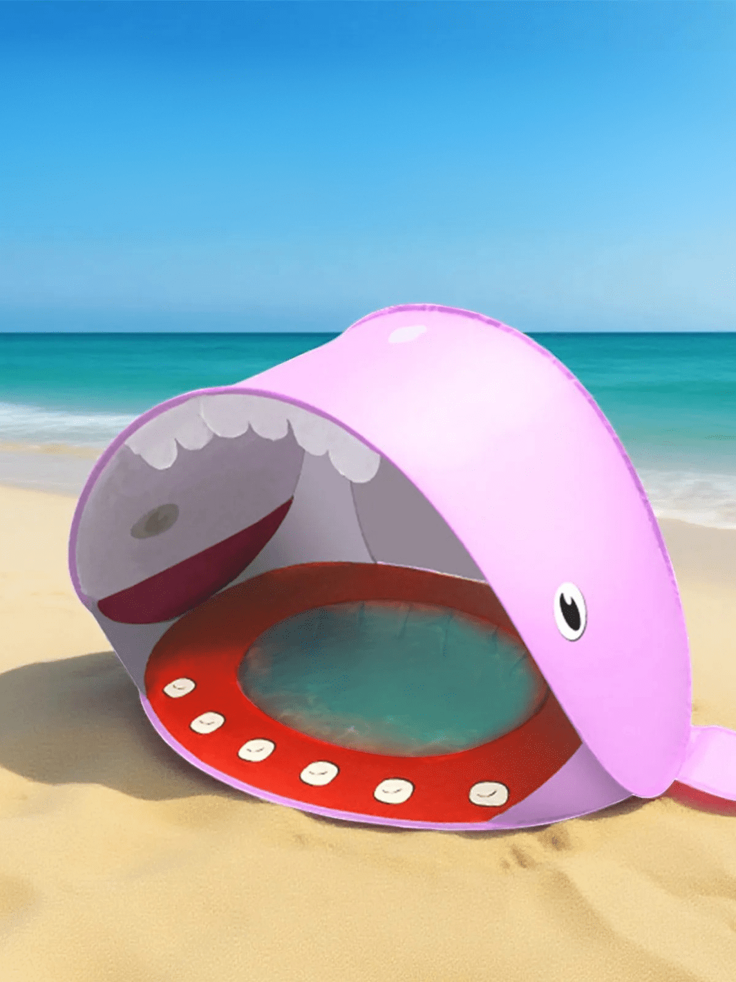 tente de plage avec piscine