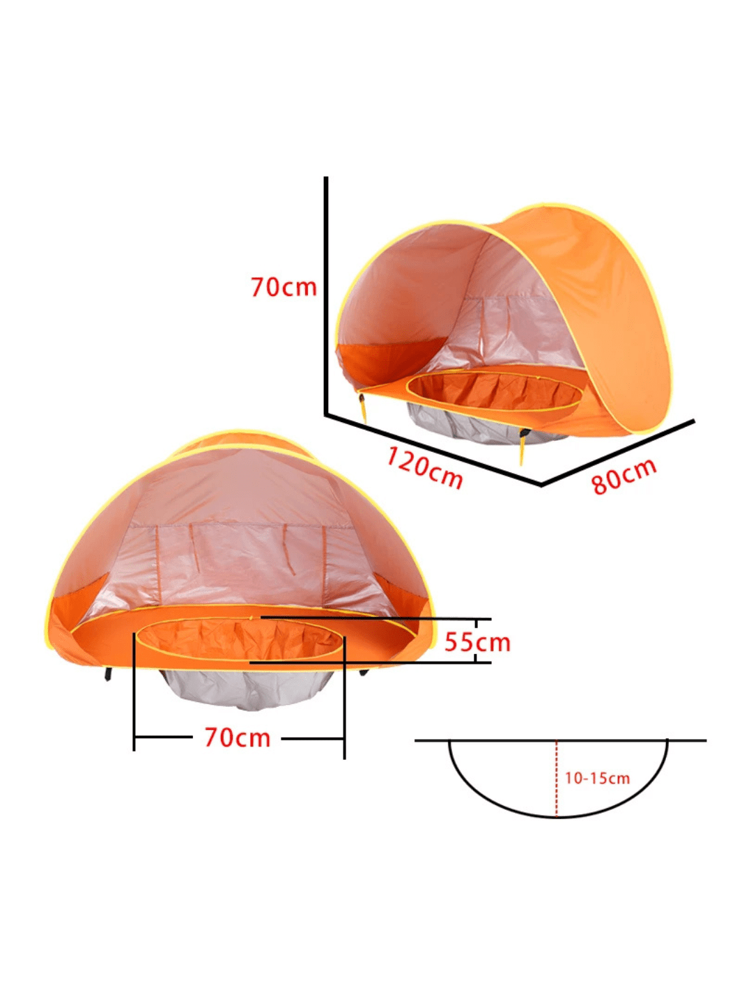 tente de plage bebe avec piscine