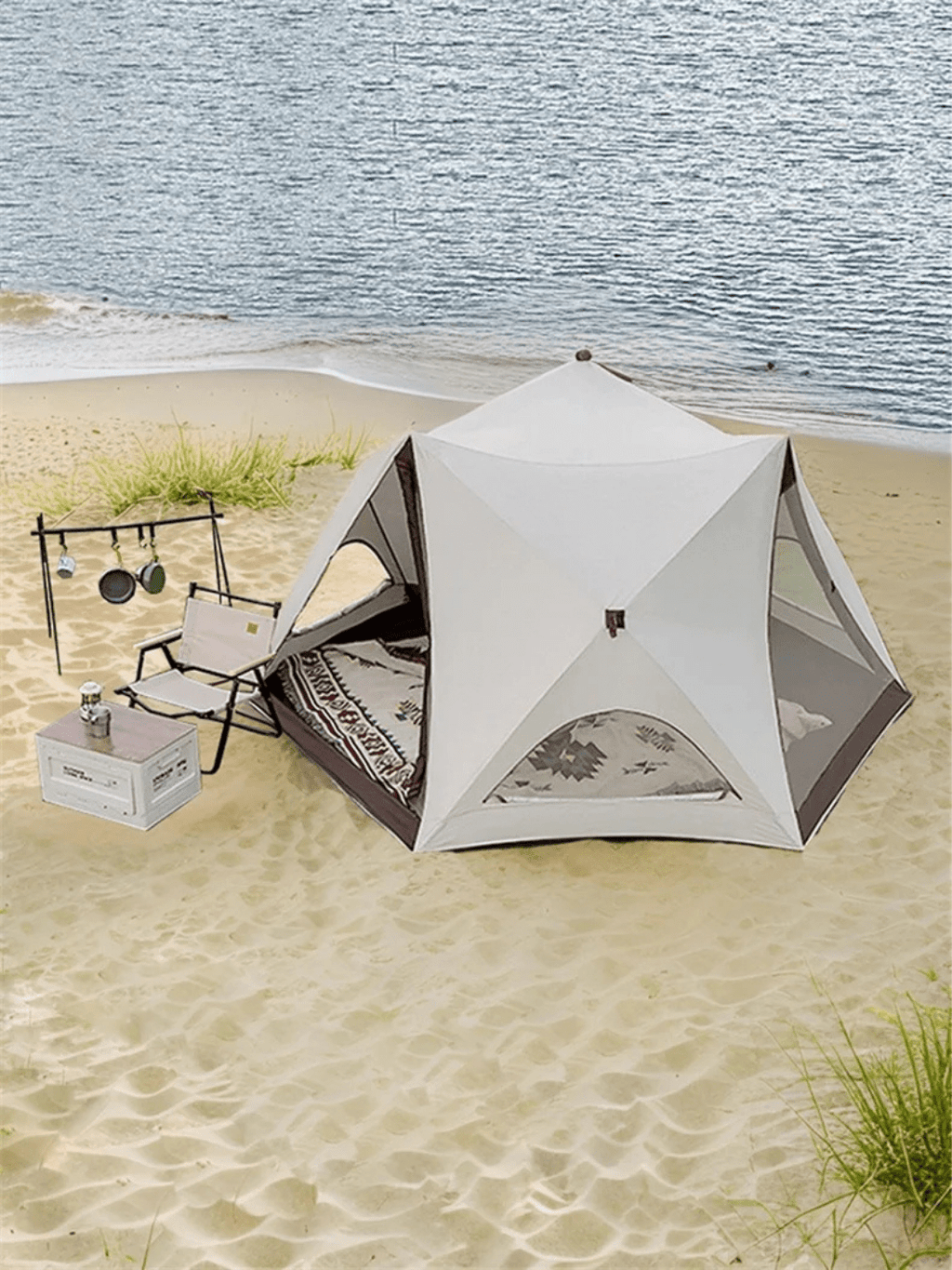 tente de plage familiale