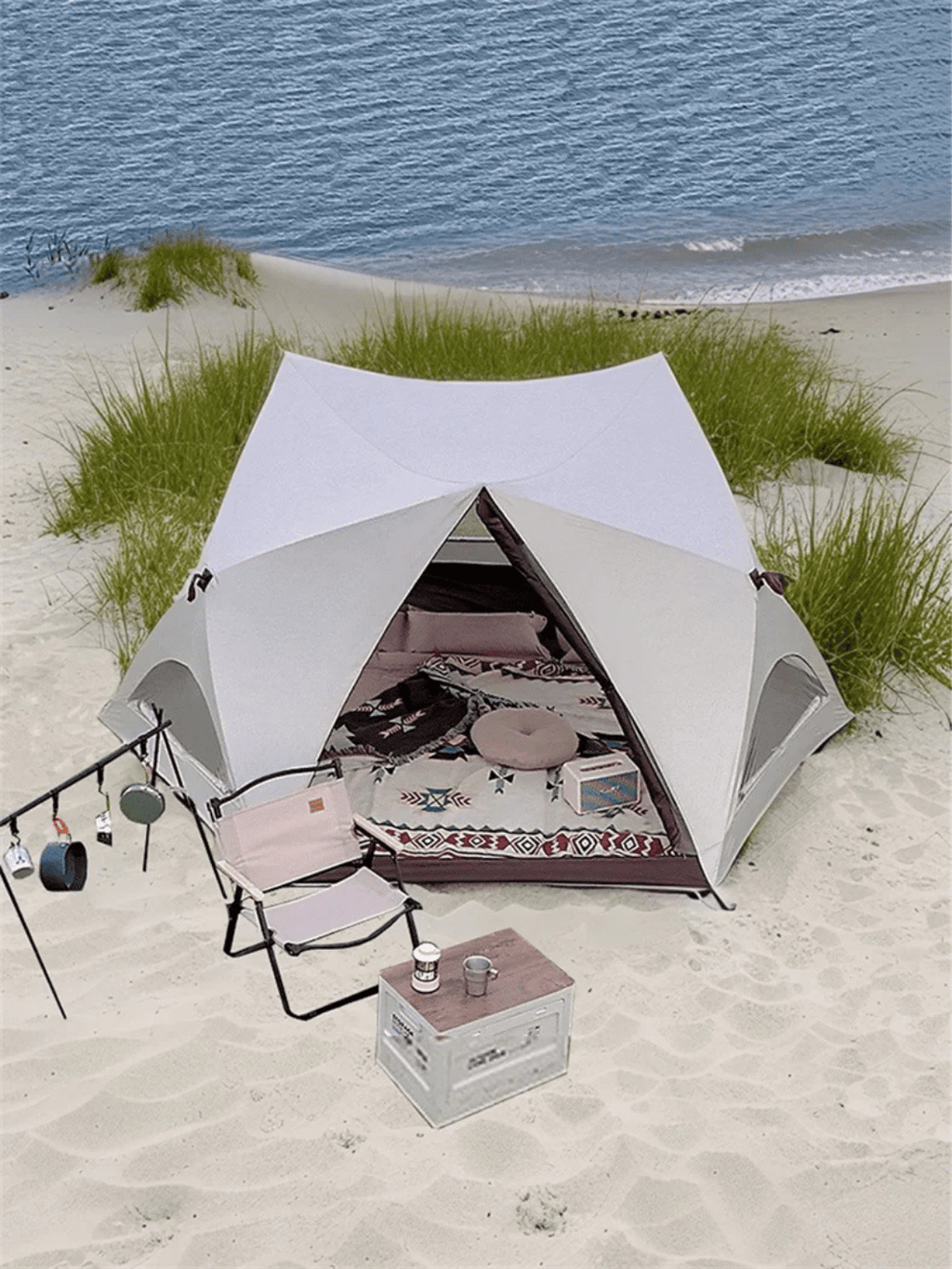 tente de plage familiale