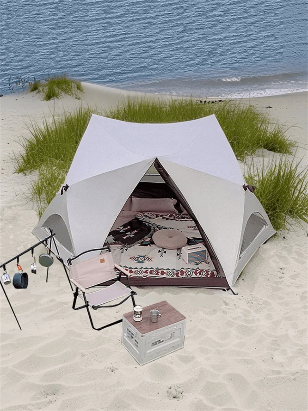 tente de plage familiale