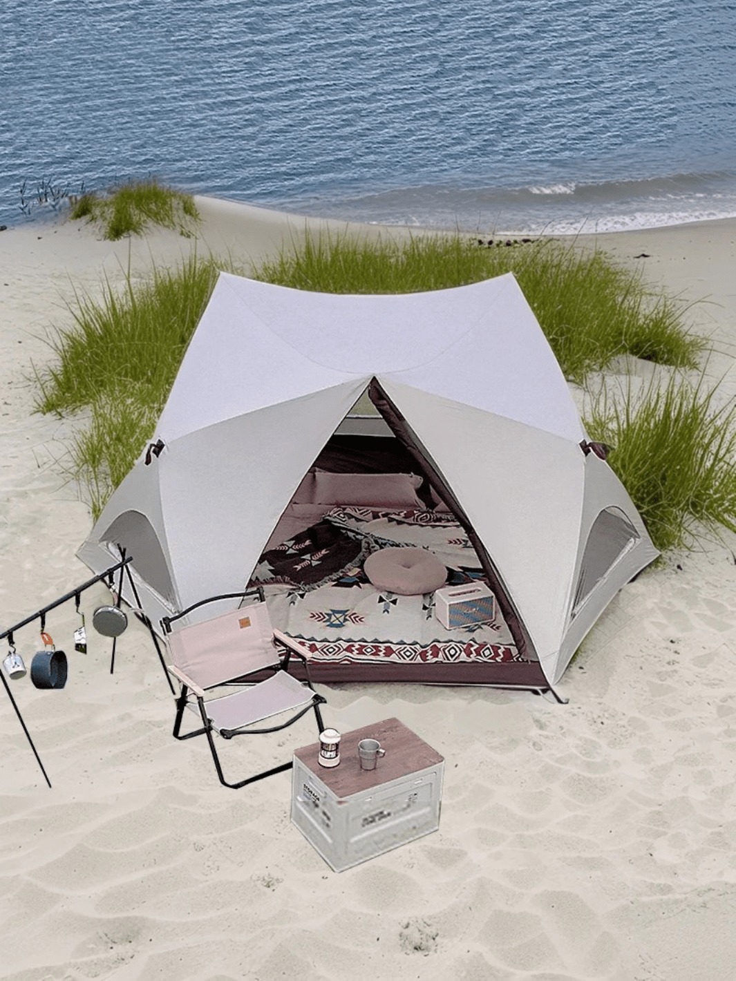 tente de plage familiale