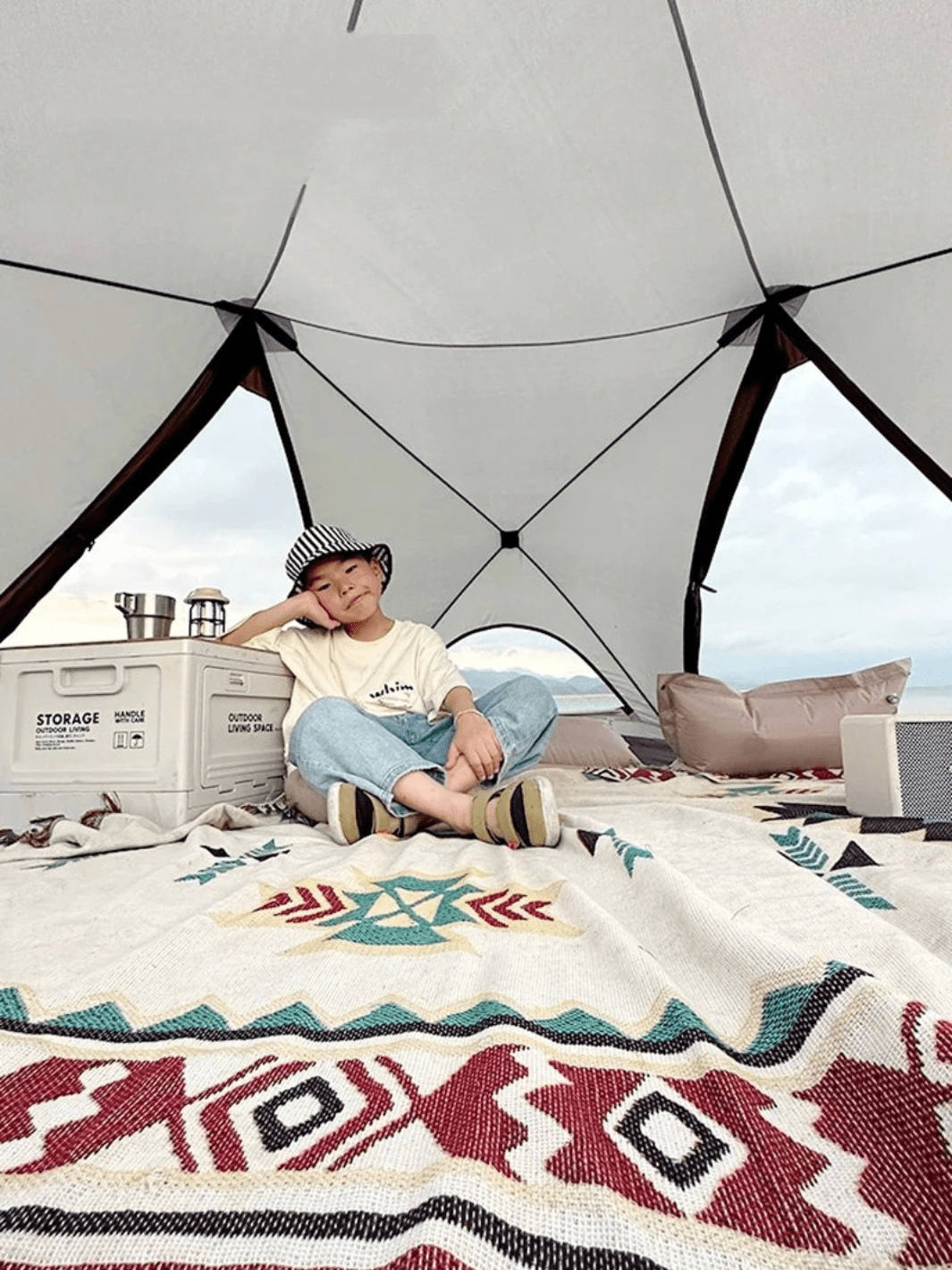 tente de plage familiale