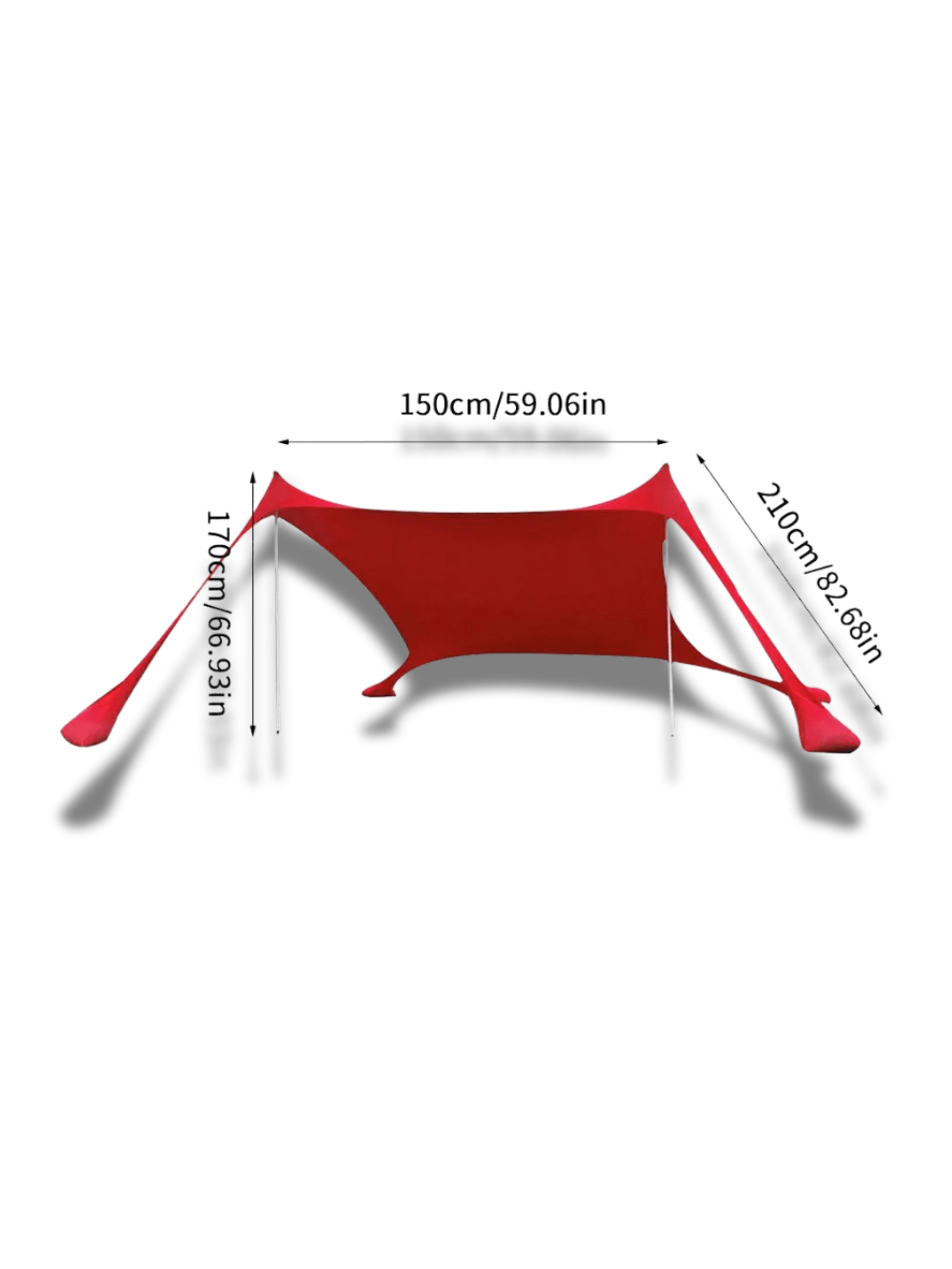 tente de plage xxl<br>8 personnes