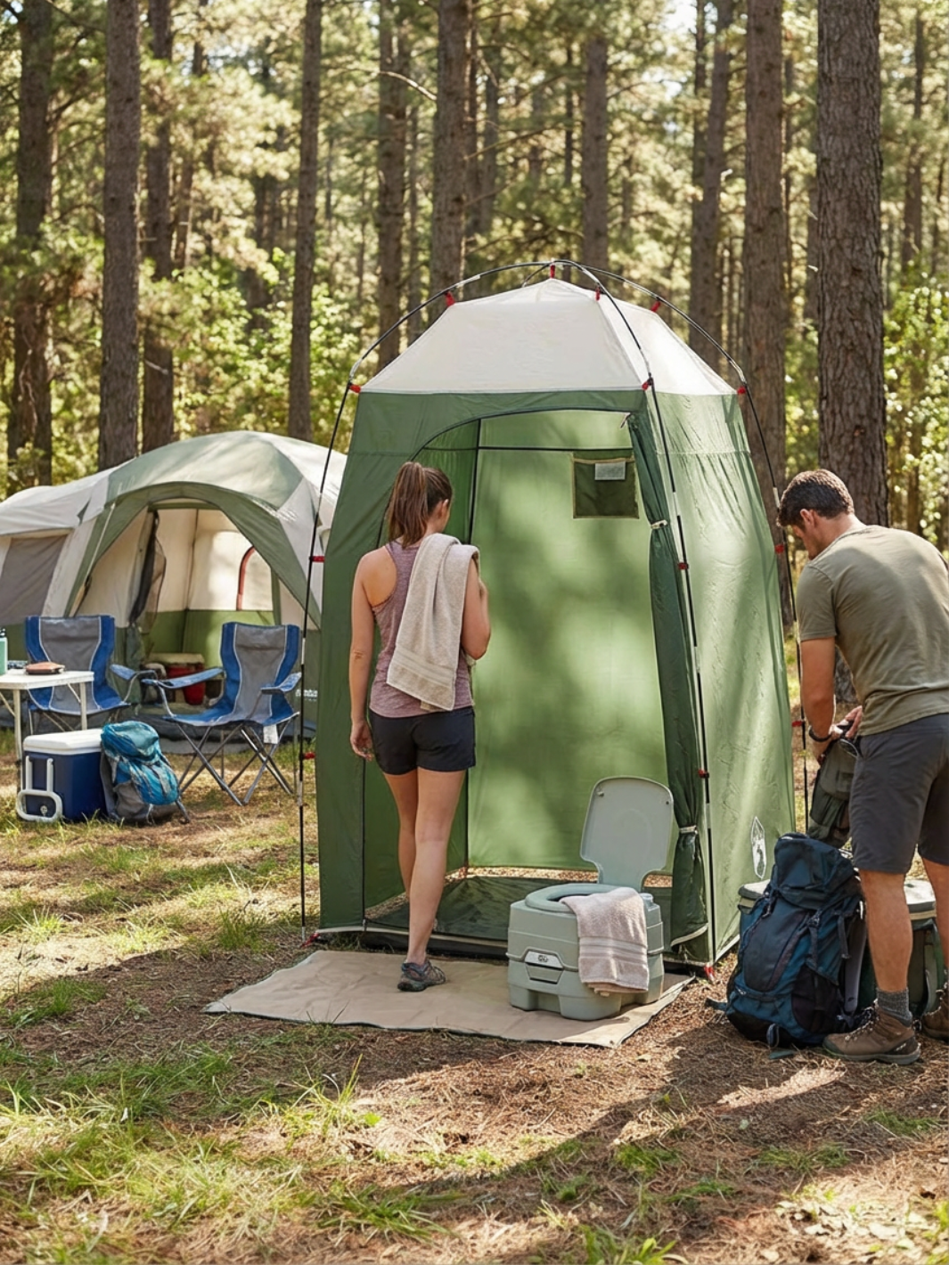 Tente de toilette camping | Intimité en plein air
