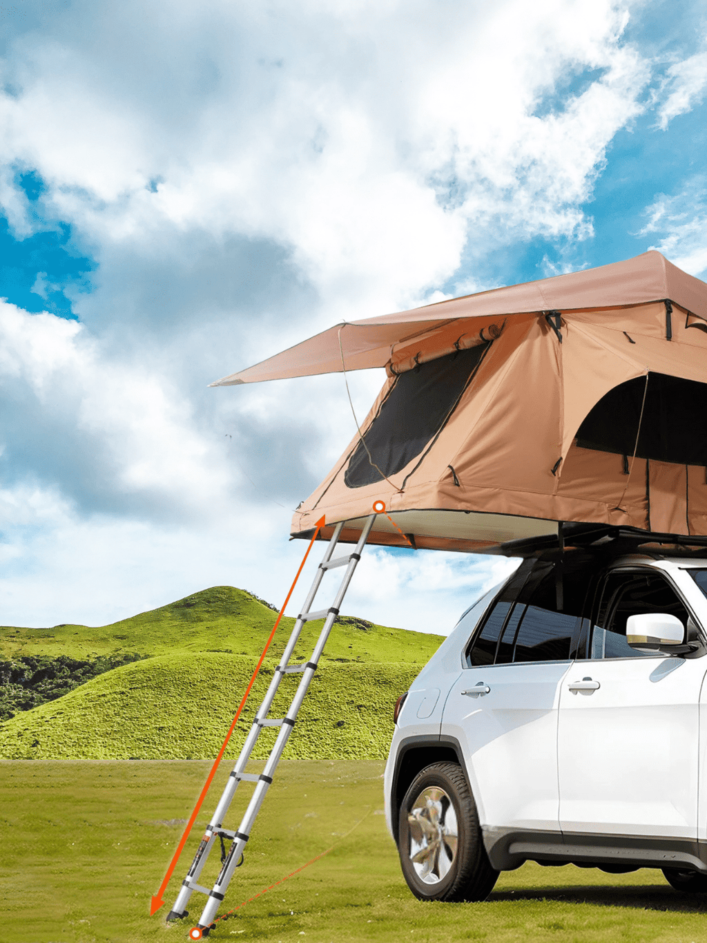 tente de toit 3 places