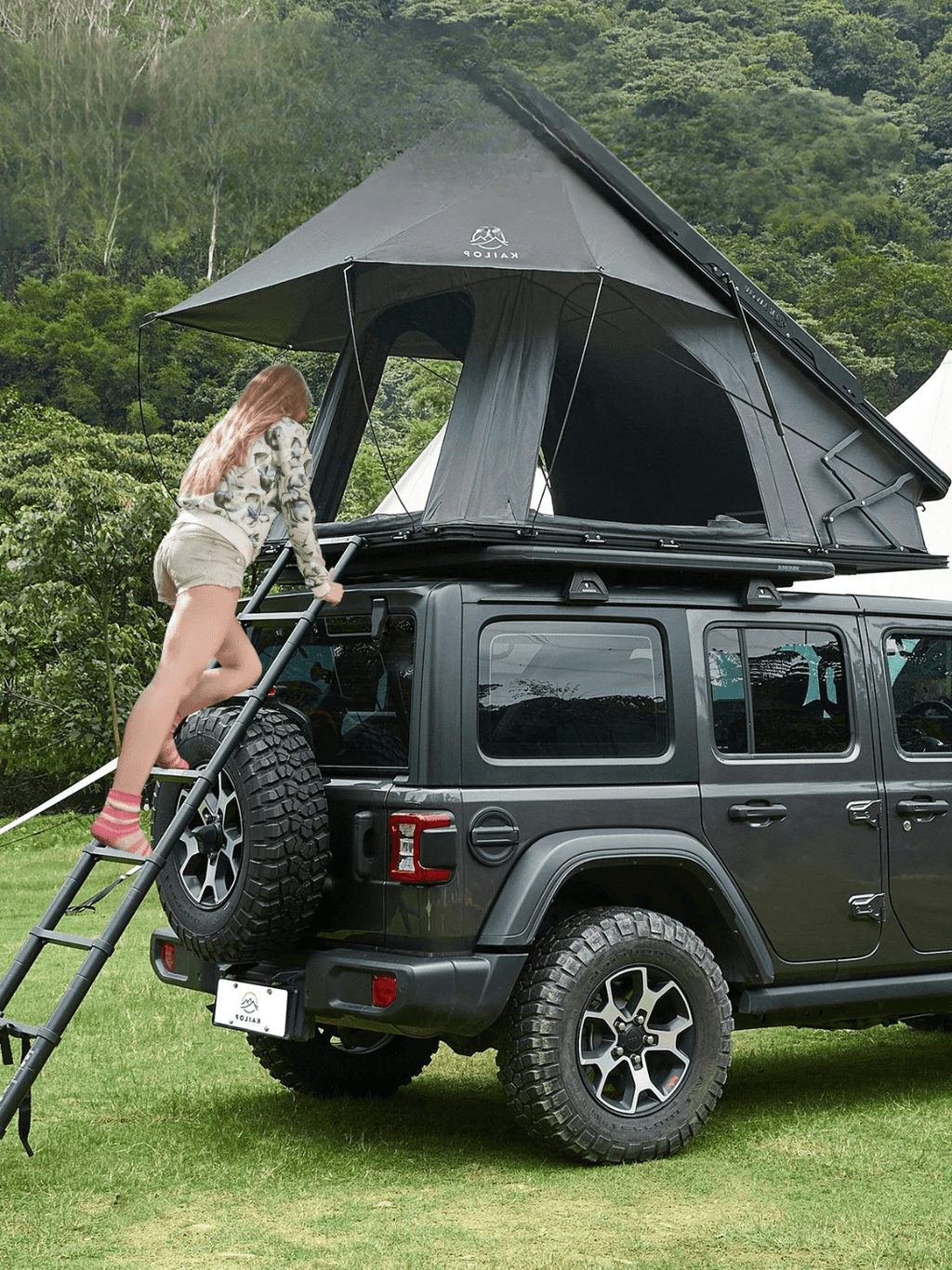 tente de toit aluminium