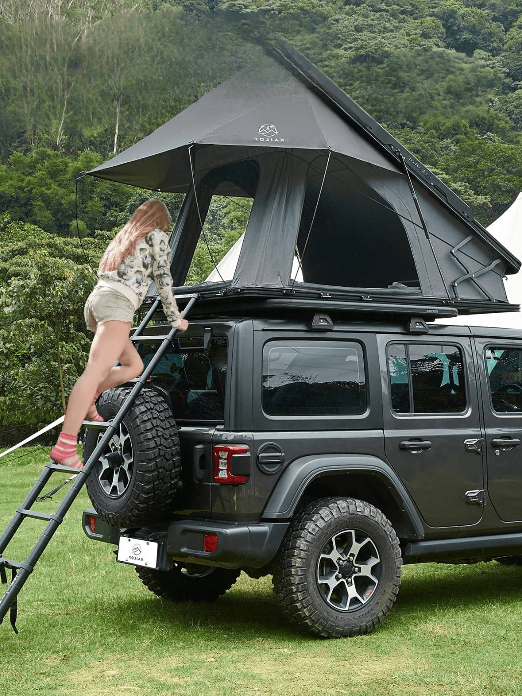 tente de toit aluminium