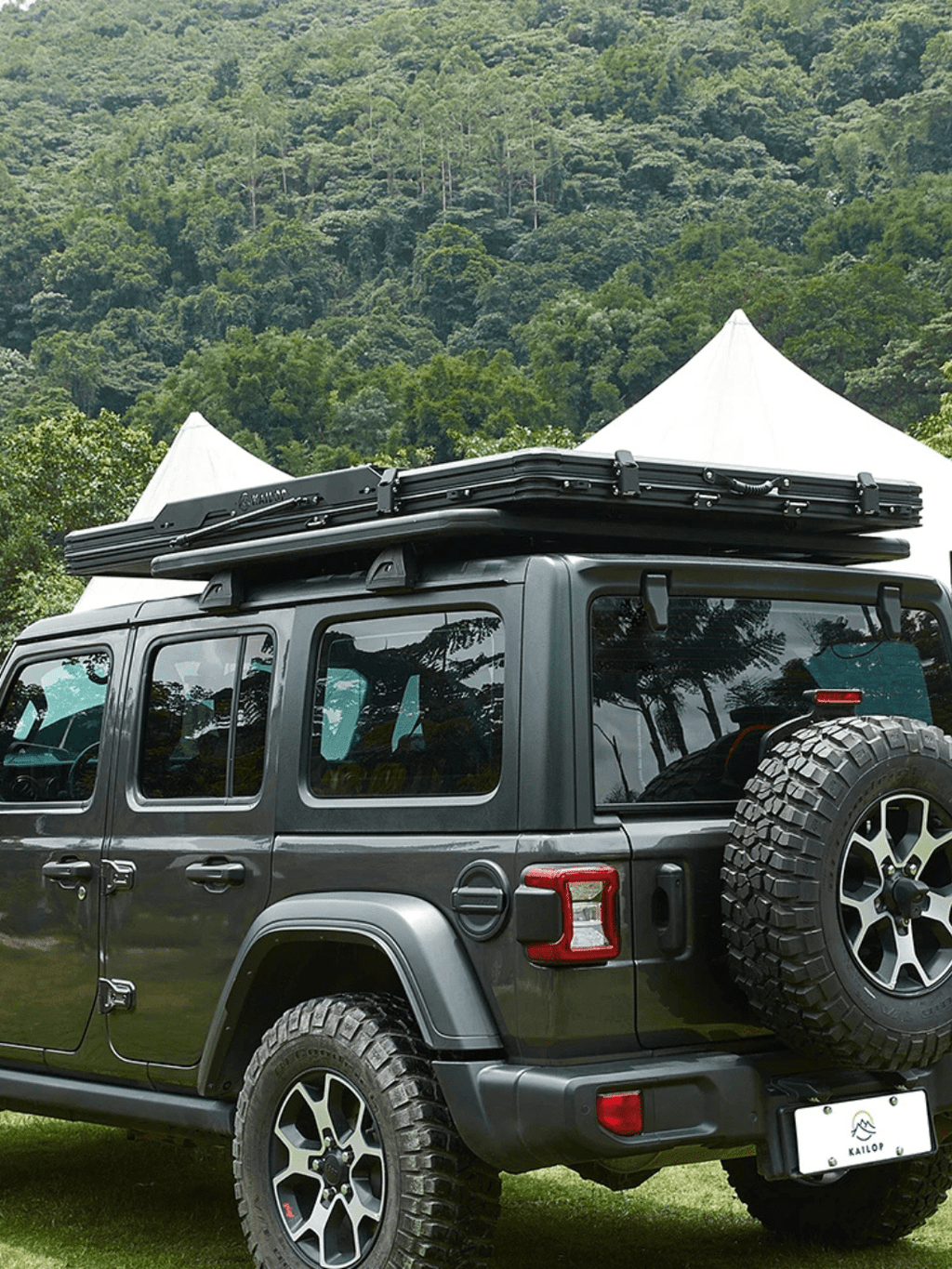 tente de toit aluminium