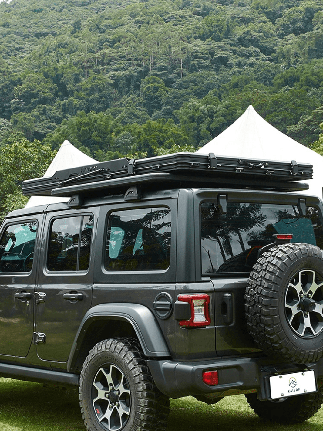 tente de toit aluminium