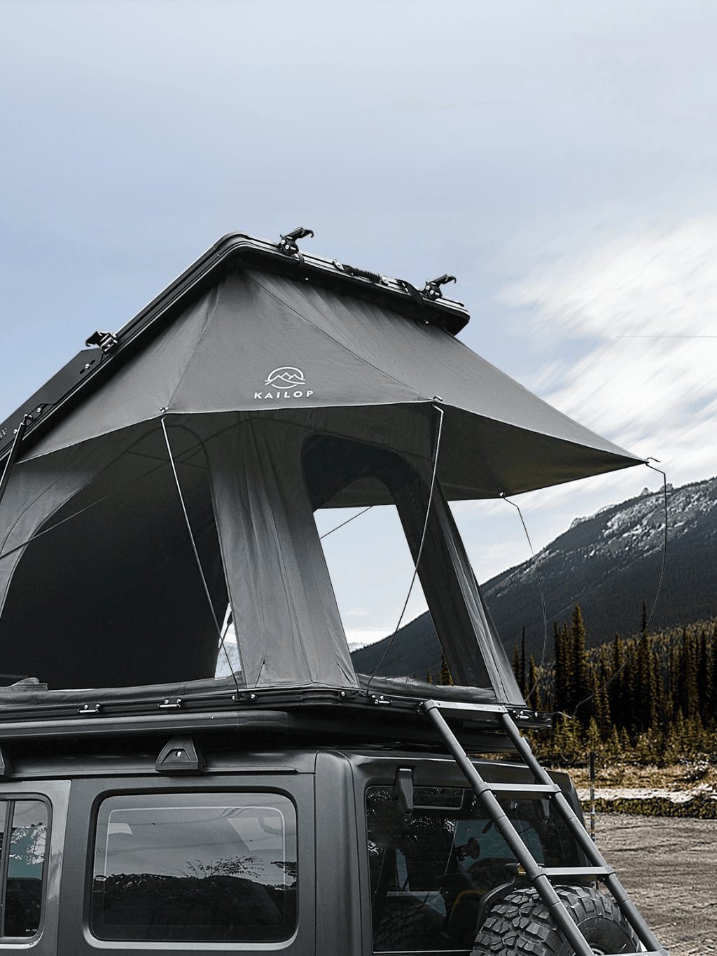 tente de toit aluminium