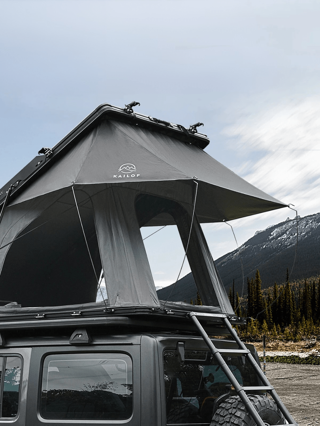 tente de toit aluminium