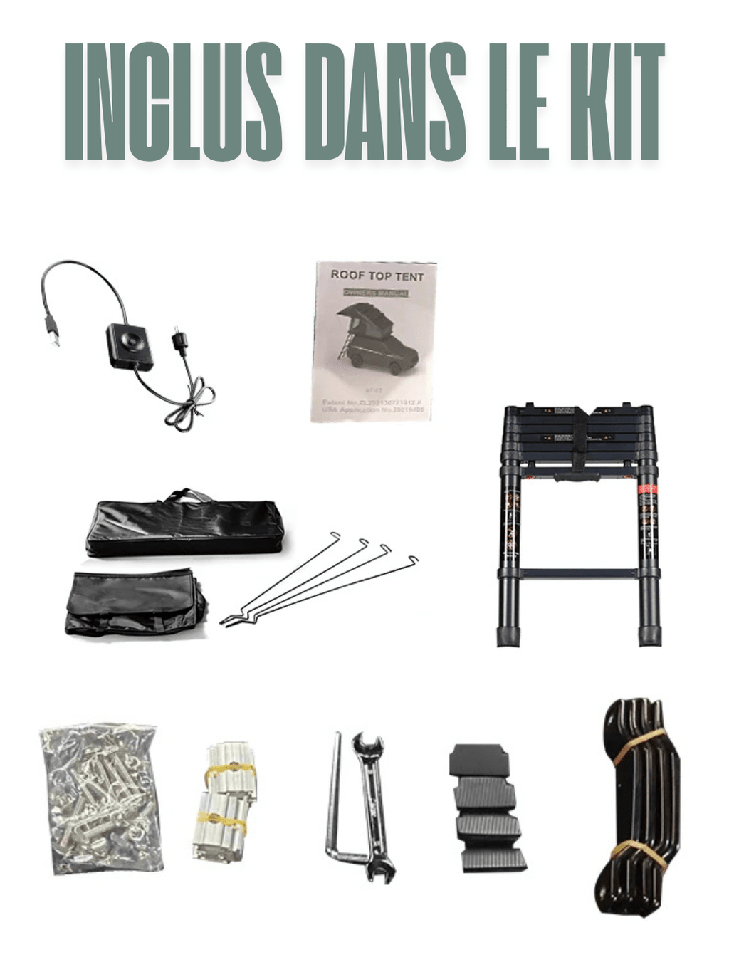 tente de toit aluminium