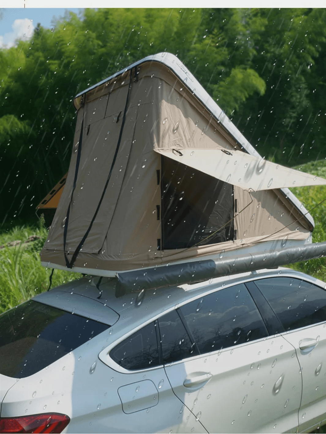 tente de toit coque rigide