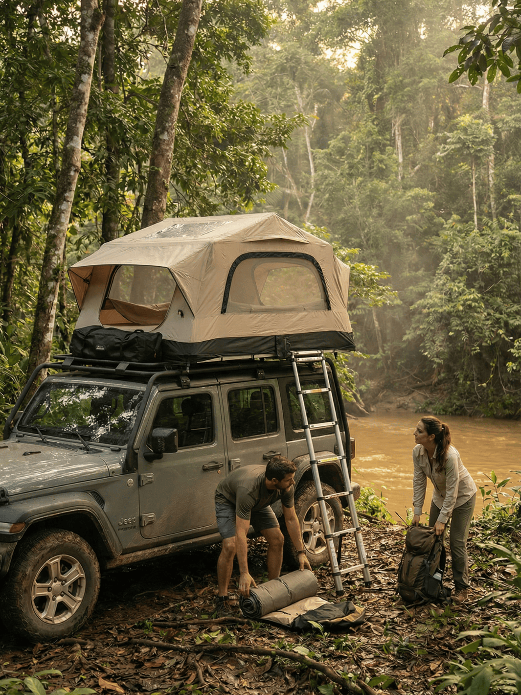 Tente de toit gonflable | Confort & installation rapide