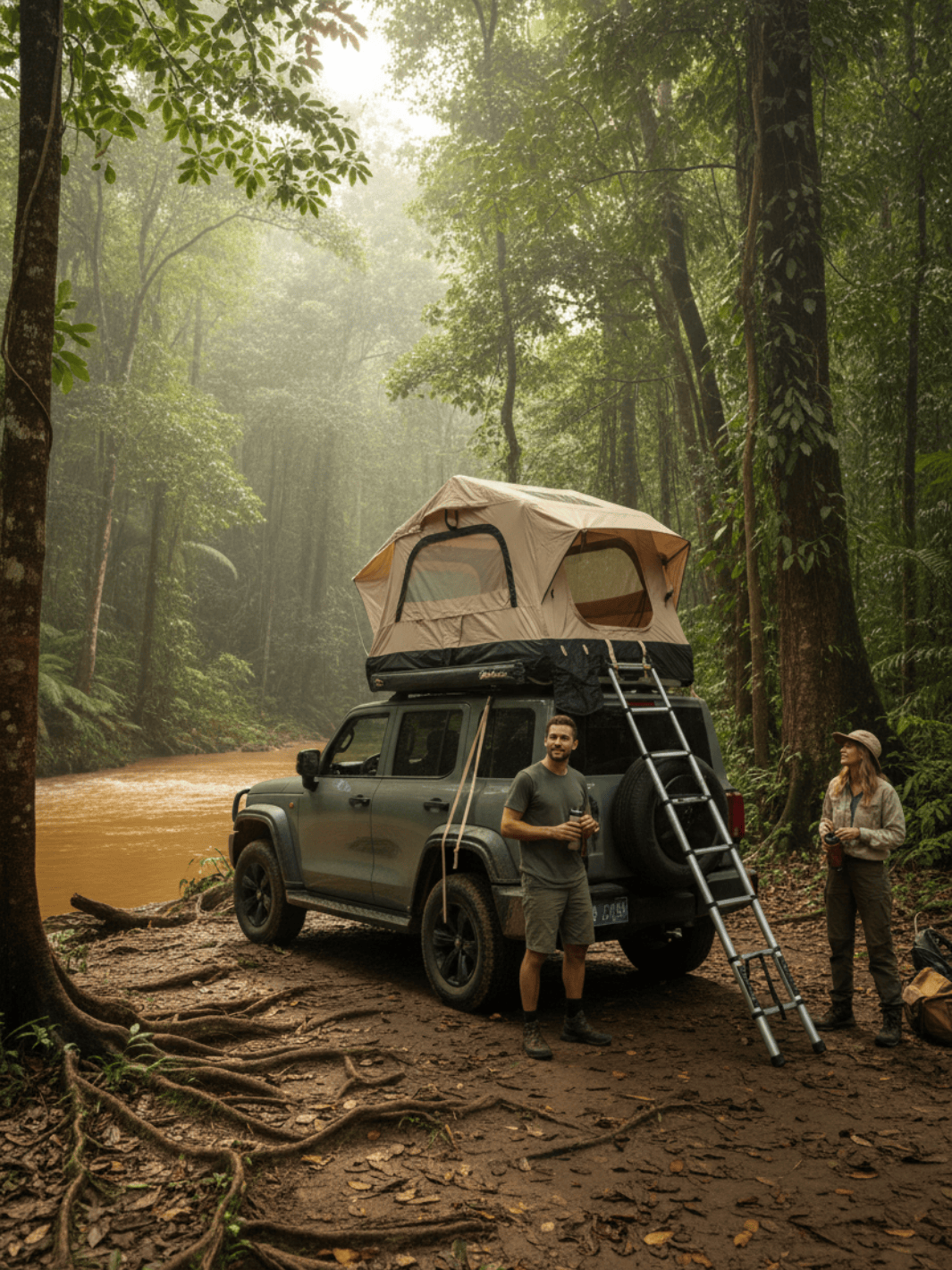 Tente de toit gonflable | Confort & installation rapide