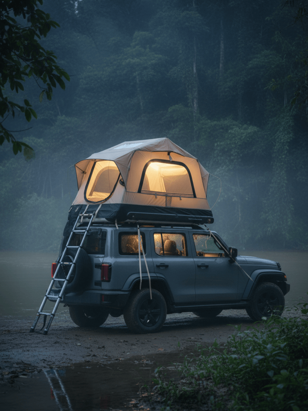 Tente de toit gonflable | Confort & installation rapide