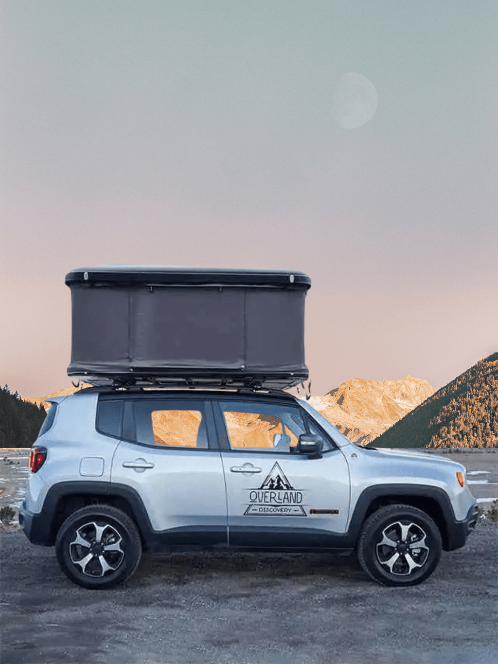 tente de toit rigide 2 places