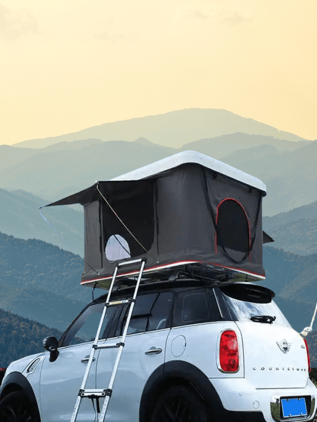 tente de toit rigide 2 places