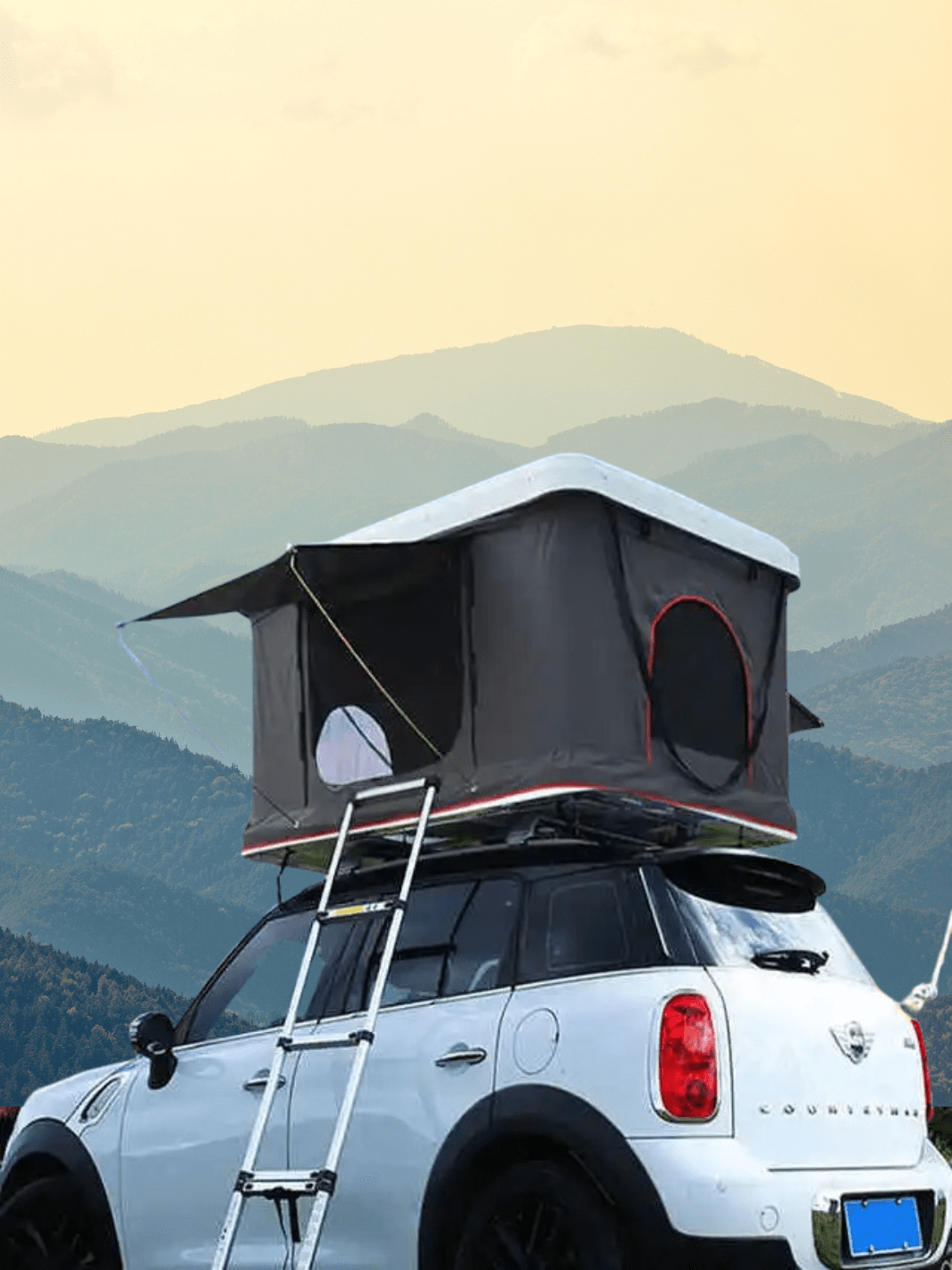 tente de toit rigide 2 places