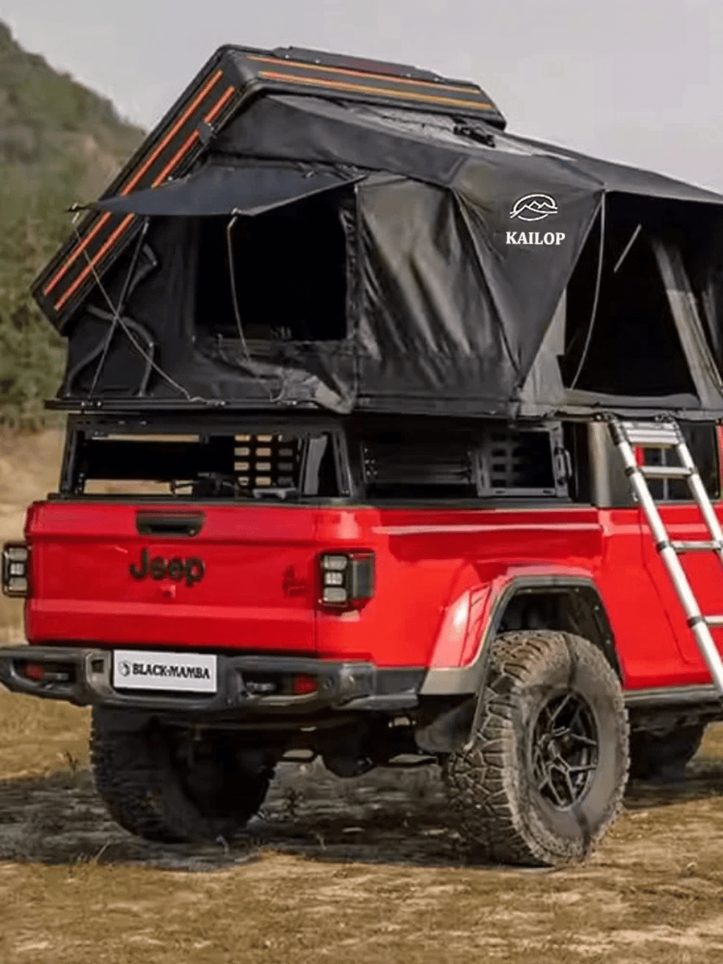 tente de toit rigide 4 places