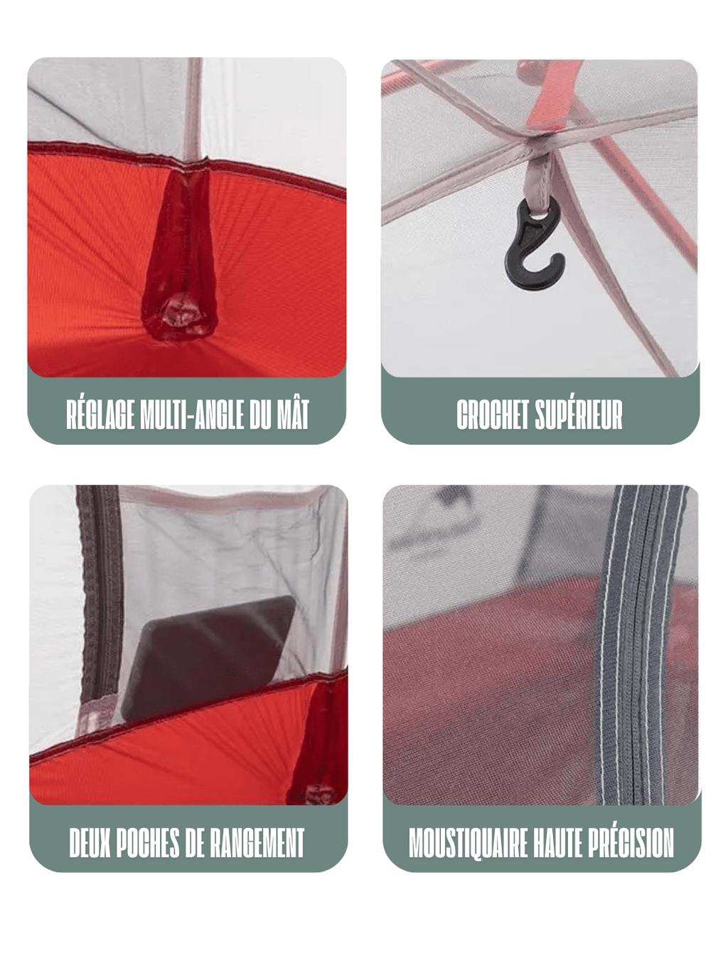 Tente de trekking 2 places