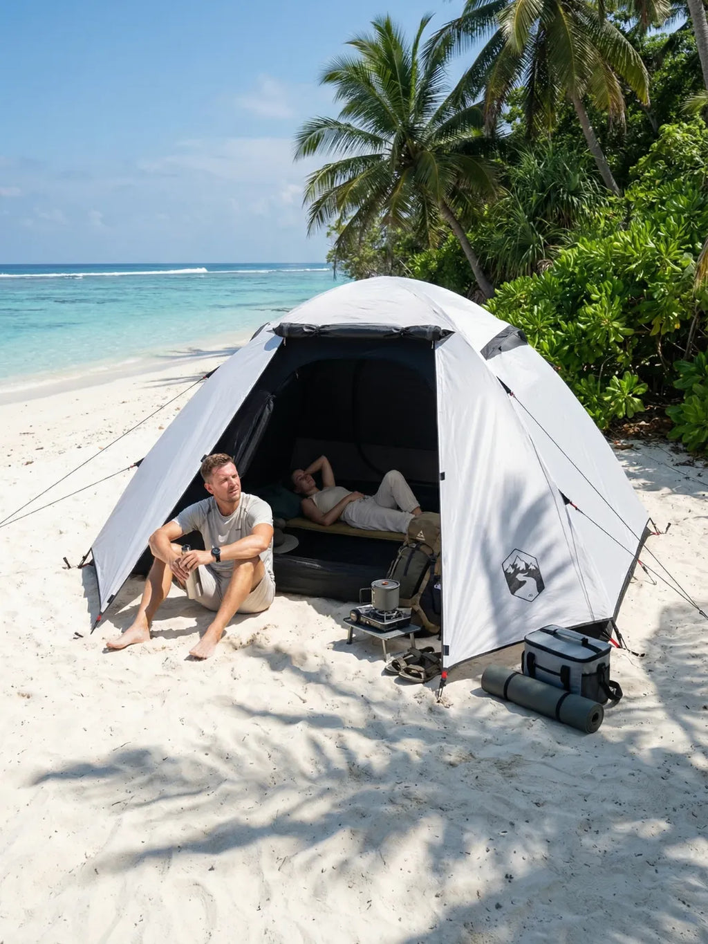 Tente dome 2 places | Fresh and Black