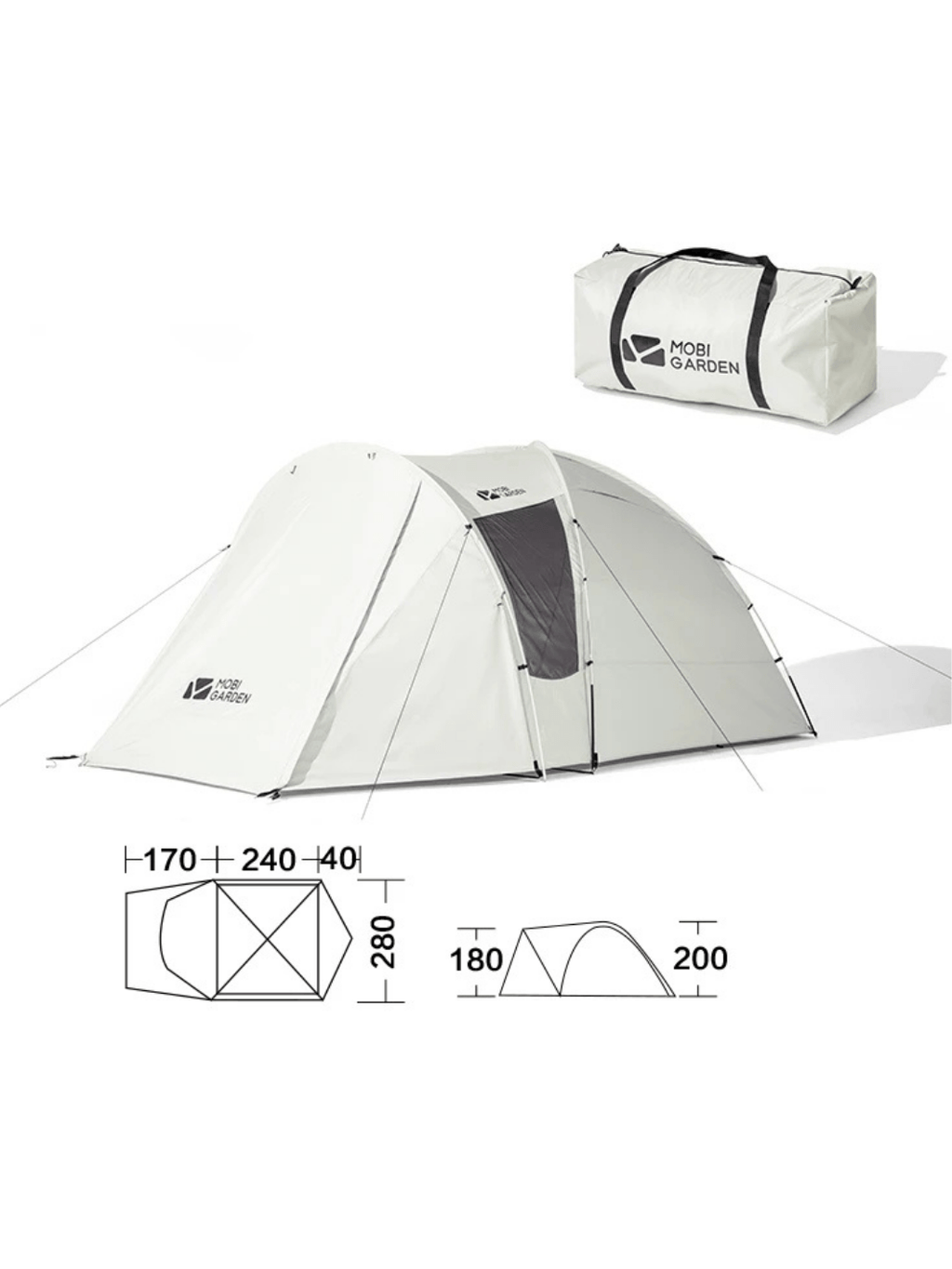 tente dome 4 personnes