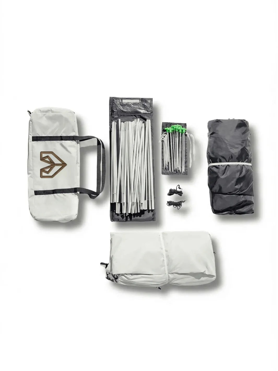 Tente dôme 4 personnes | AUVENT MODULABLE INCLUS