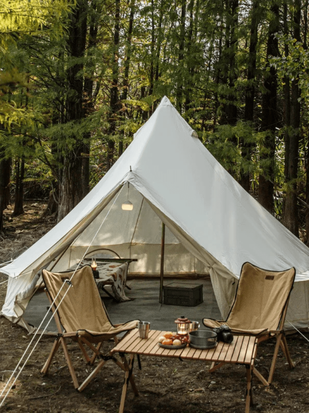 tente en coton familiale