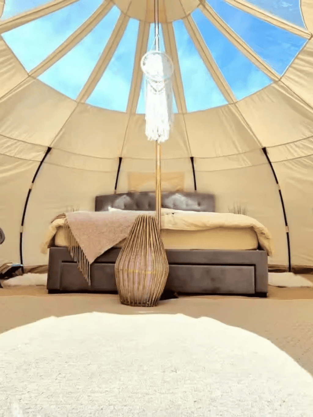 tente en coton familiale