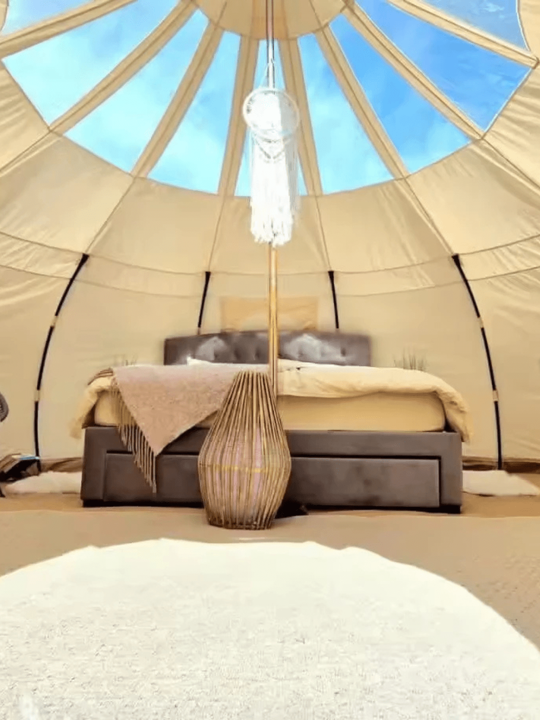 tente en coton familiale