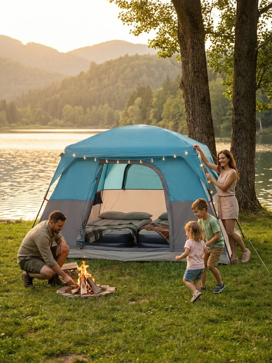 Tente familiale 4 places | ESPACE GÉNÉREUX GARANTIE