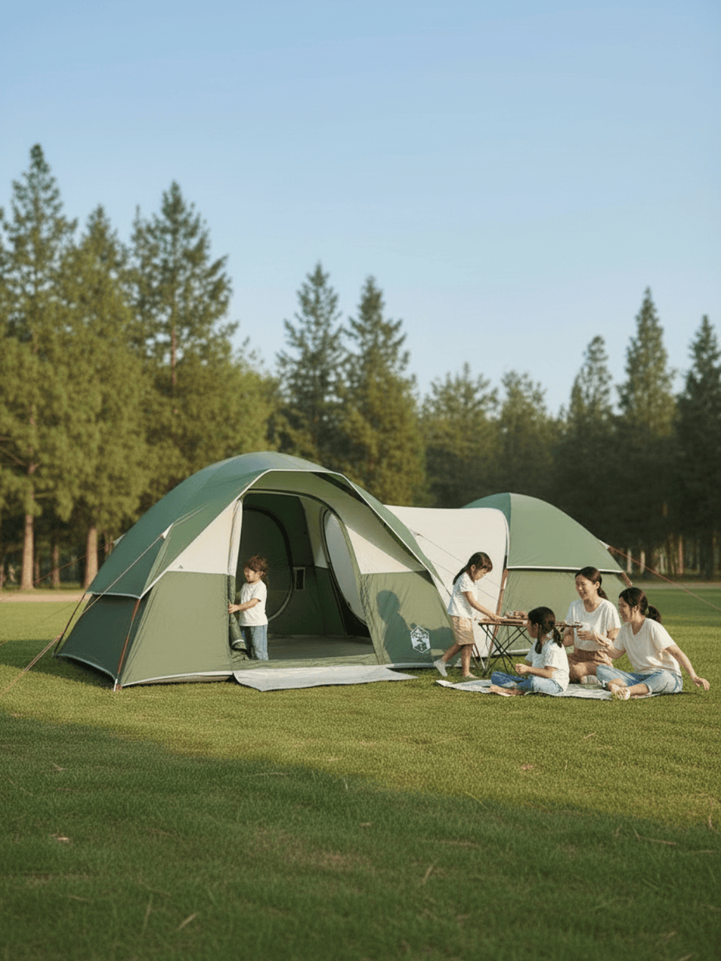 Tente familiale 5 personnes | 2 chambres