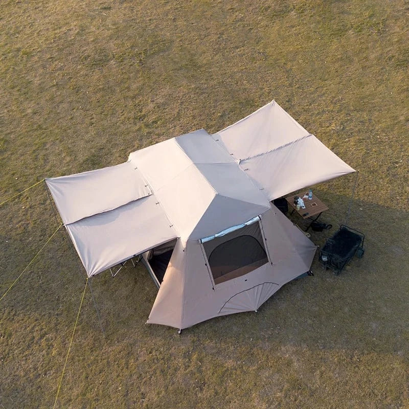 tente familiale de camping