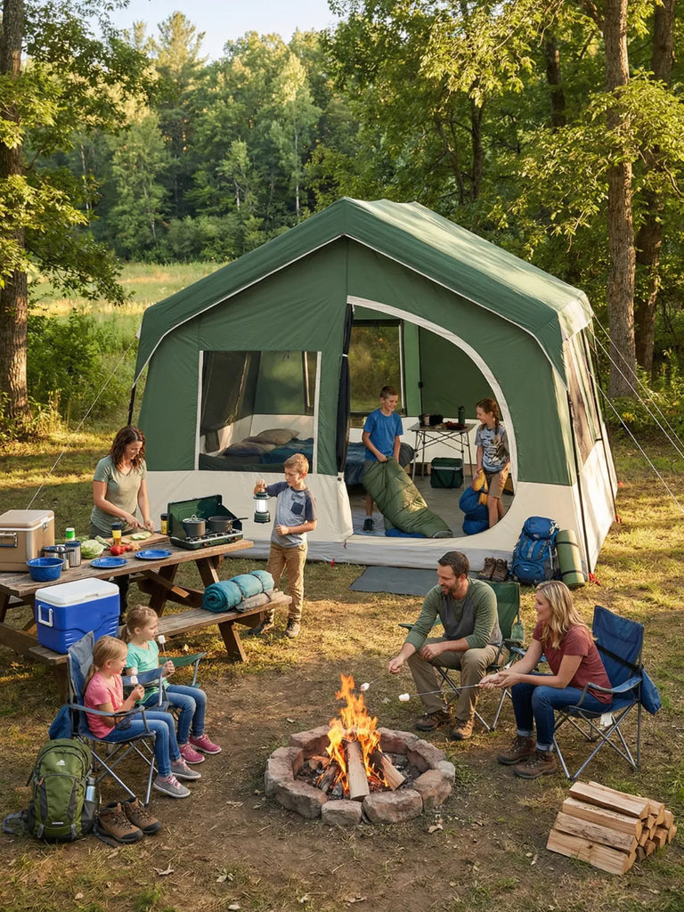 Kingcamp KINGCAMP Torino - Tente de camping familiale forme Dome 8 pla Kingcamp KINGCAMP Torino - Tente de camping familiale forme Dome 8 pla