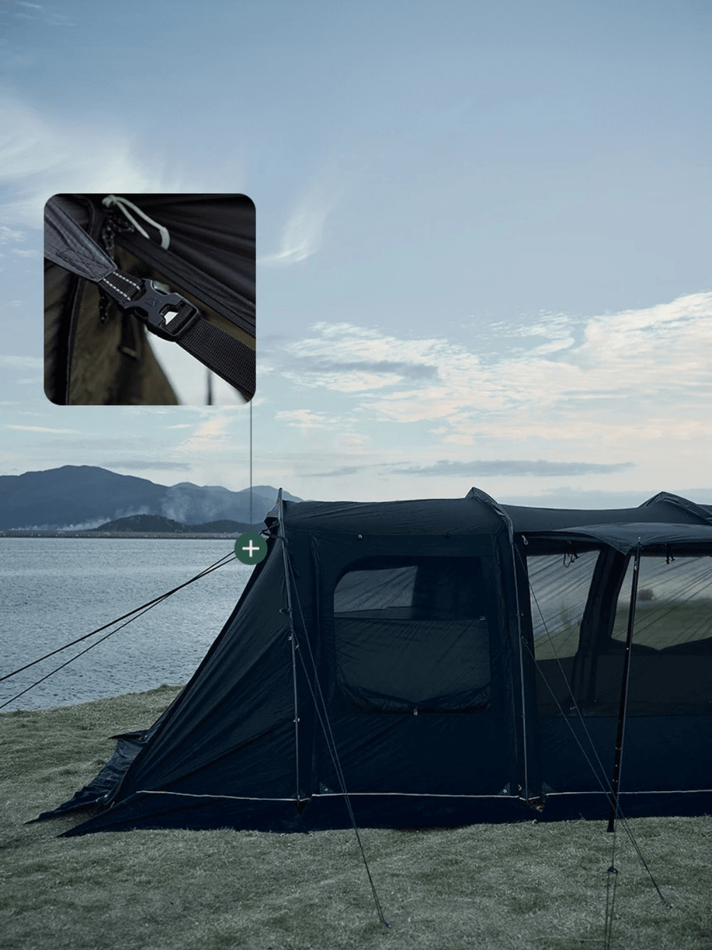 tente familiale fresh and black