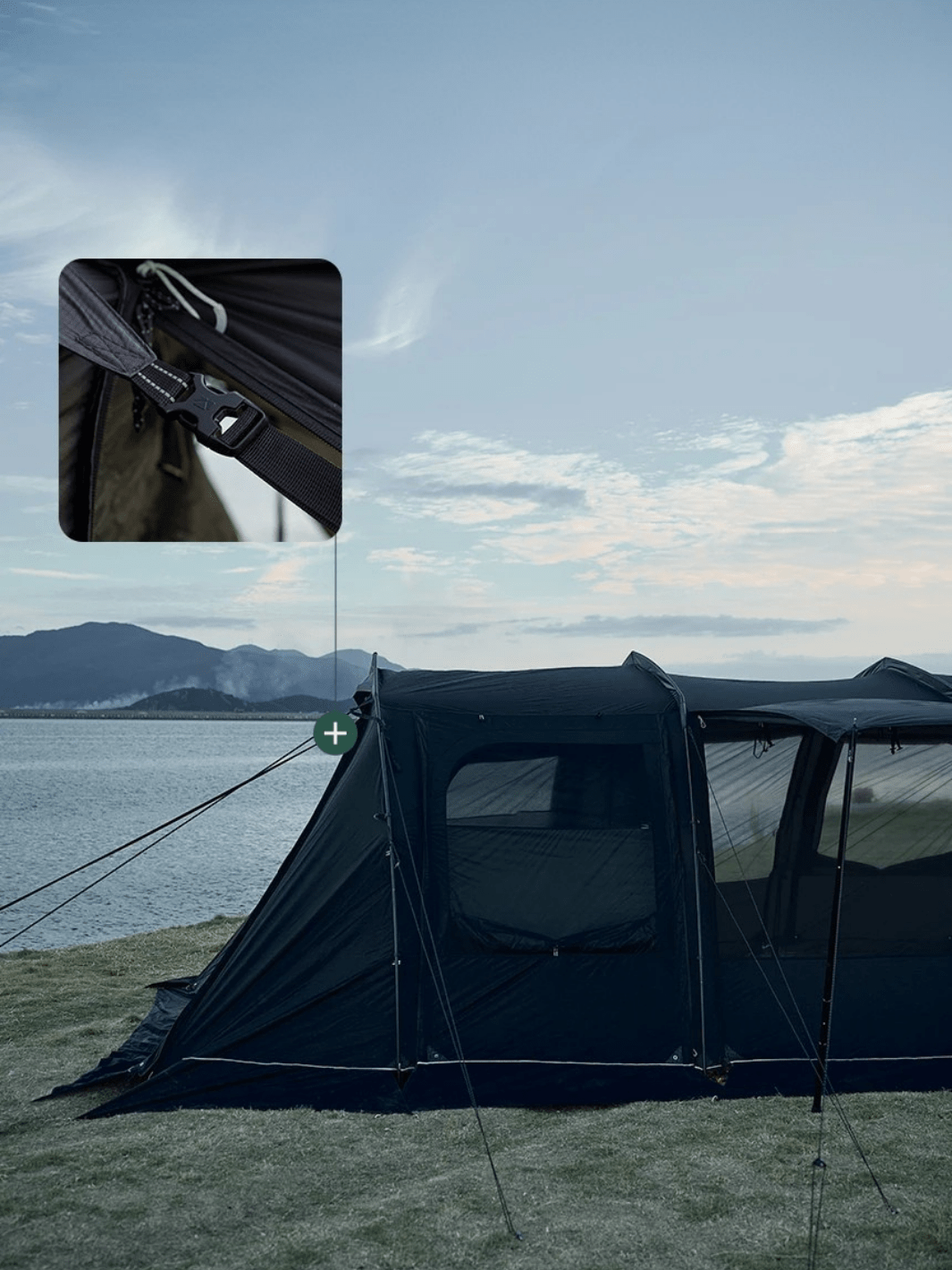 tente familiale fresh and black