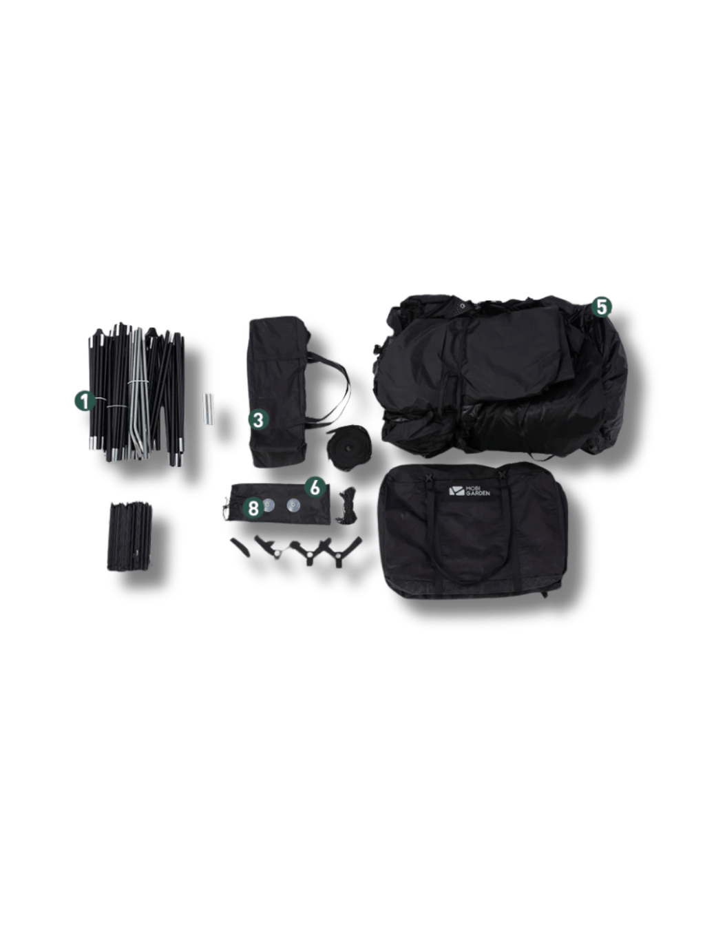 tente familiale fresh and black