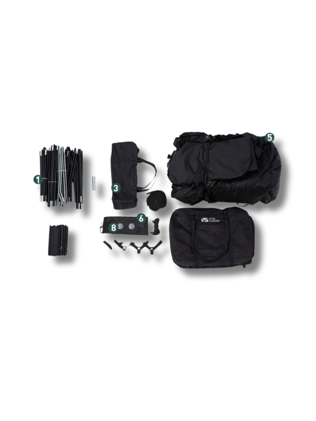 tente familiale fresh and black