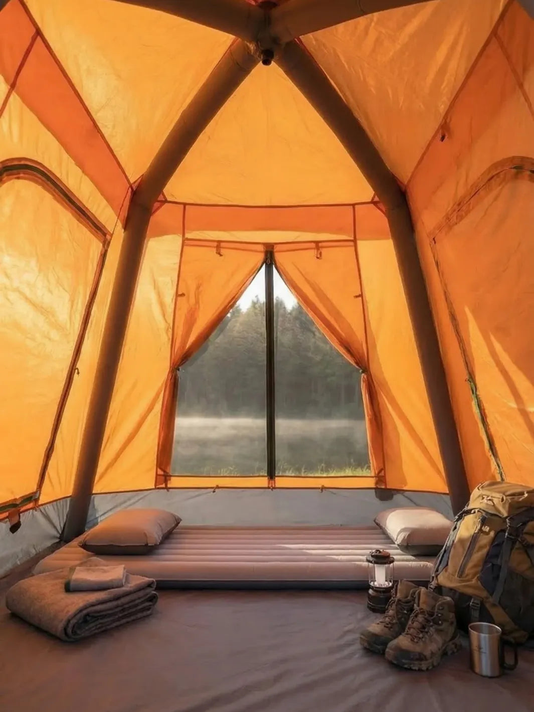 Tente gonflable 2 places | MONTAGE 2 MINUTES GARANTI