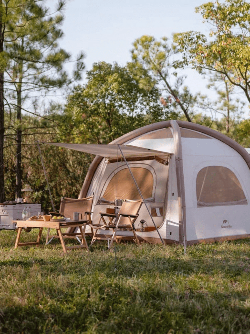 tente gonflable 3 places