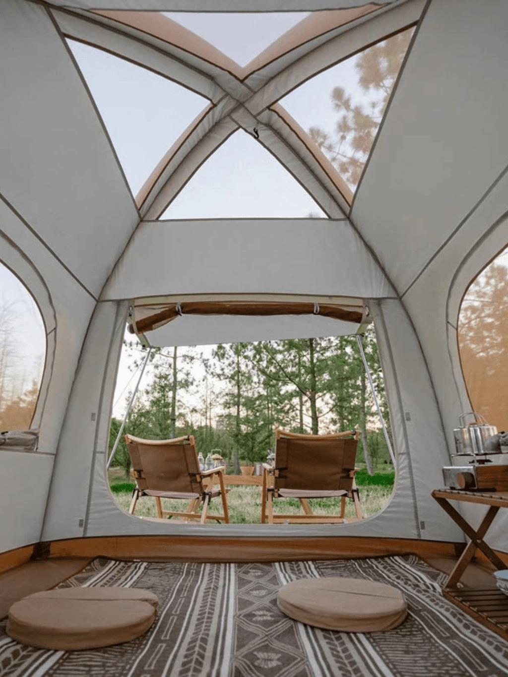 tente gonflable 3 places