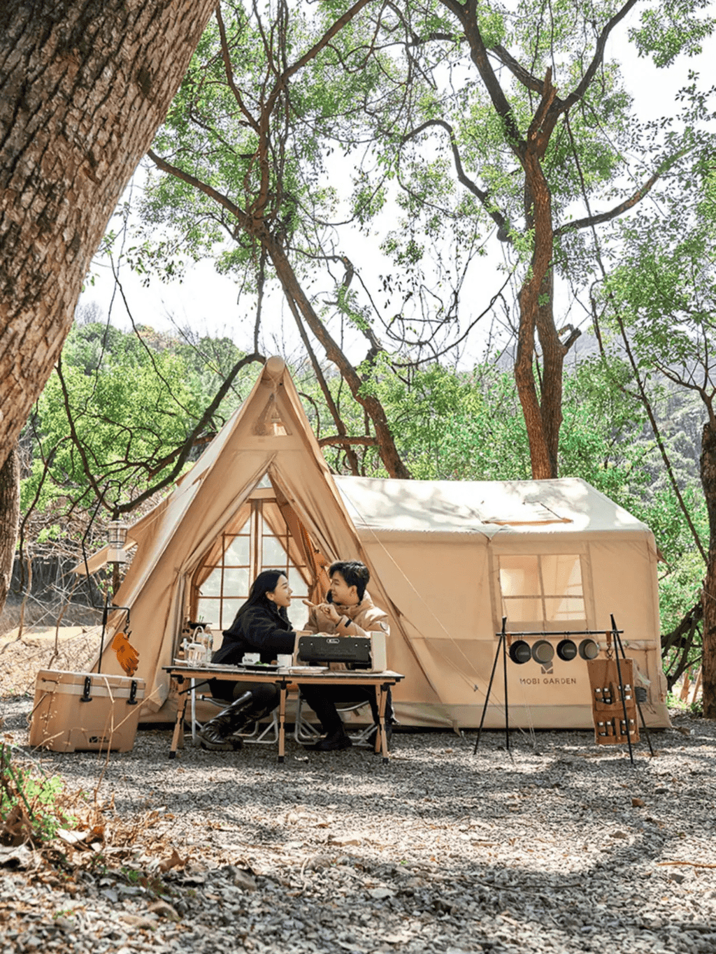 tente gonflable maison