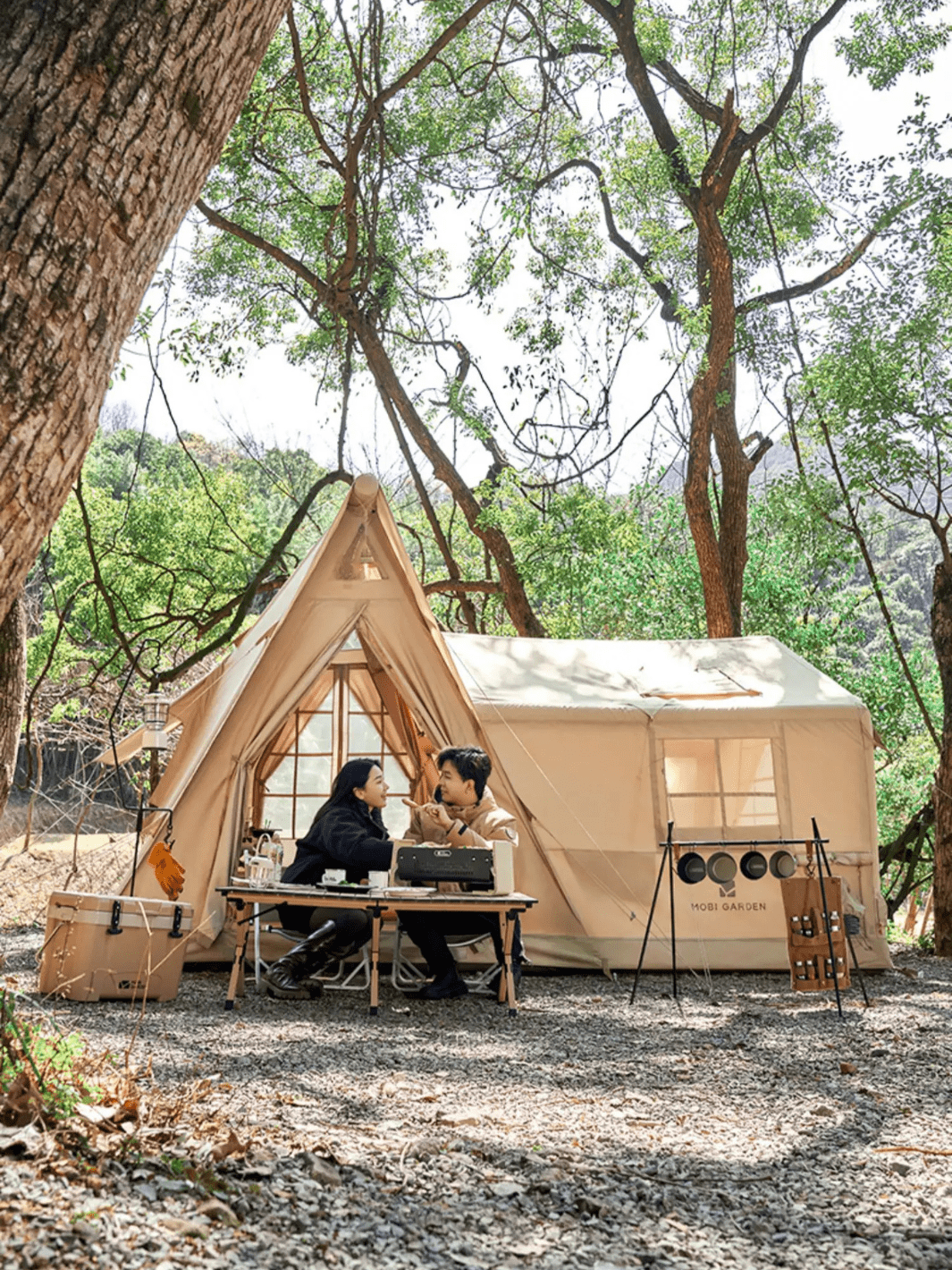 tente gonflable maison