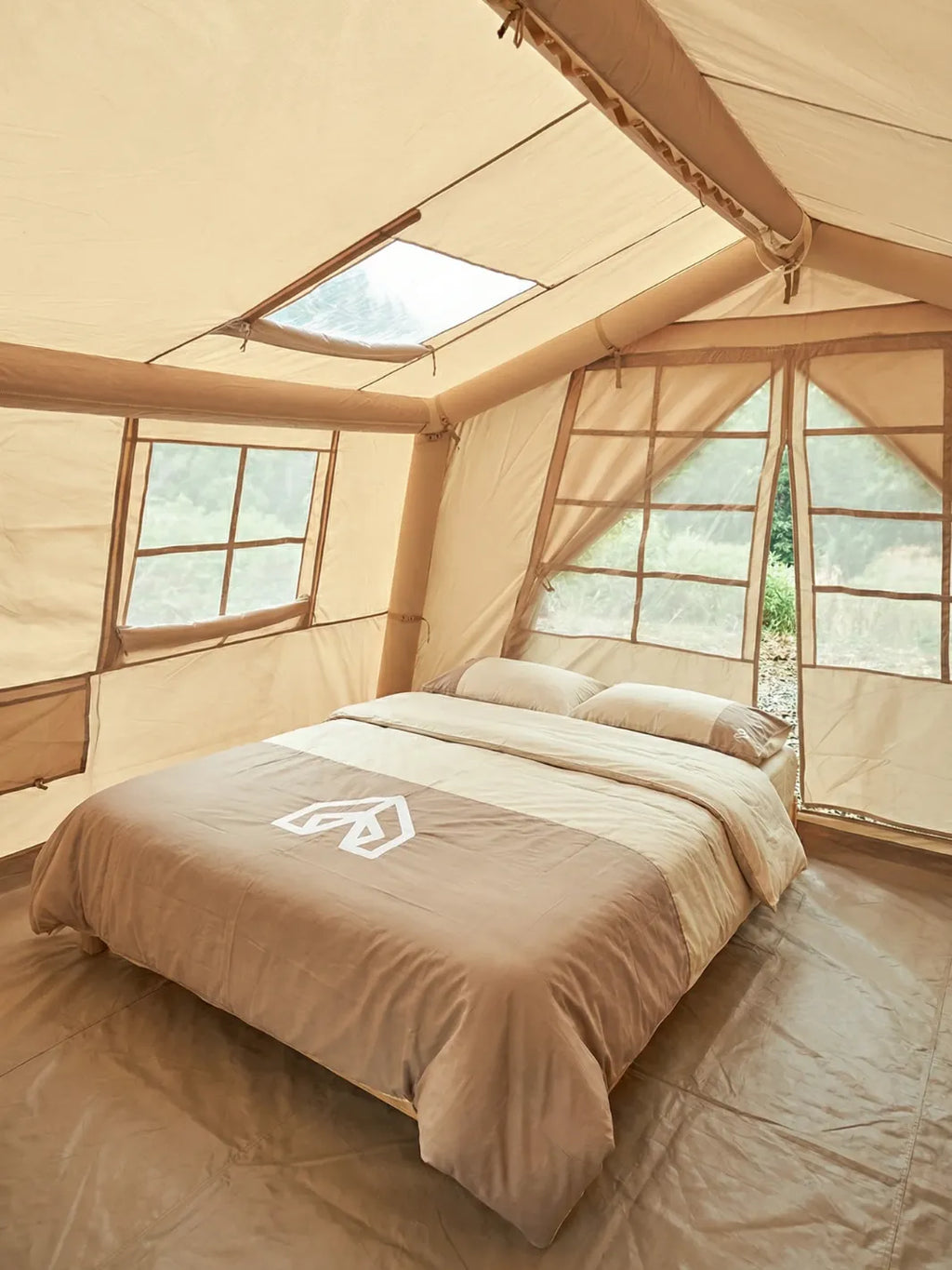 Tente gonflable maison | spacieuse et confortable