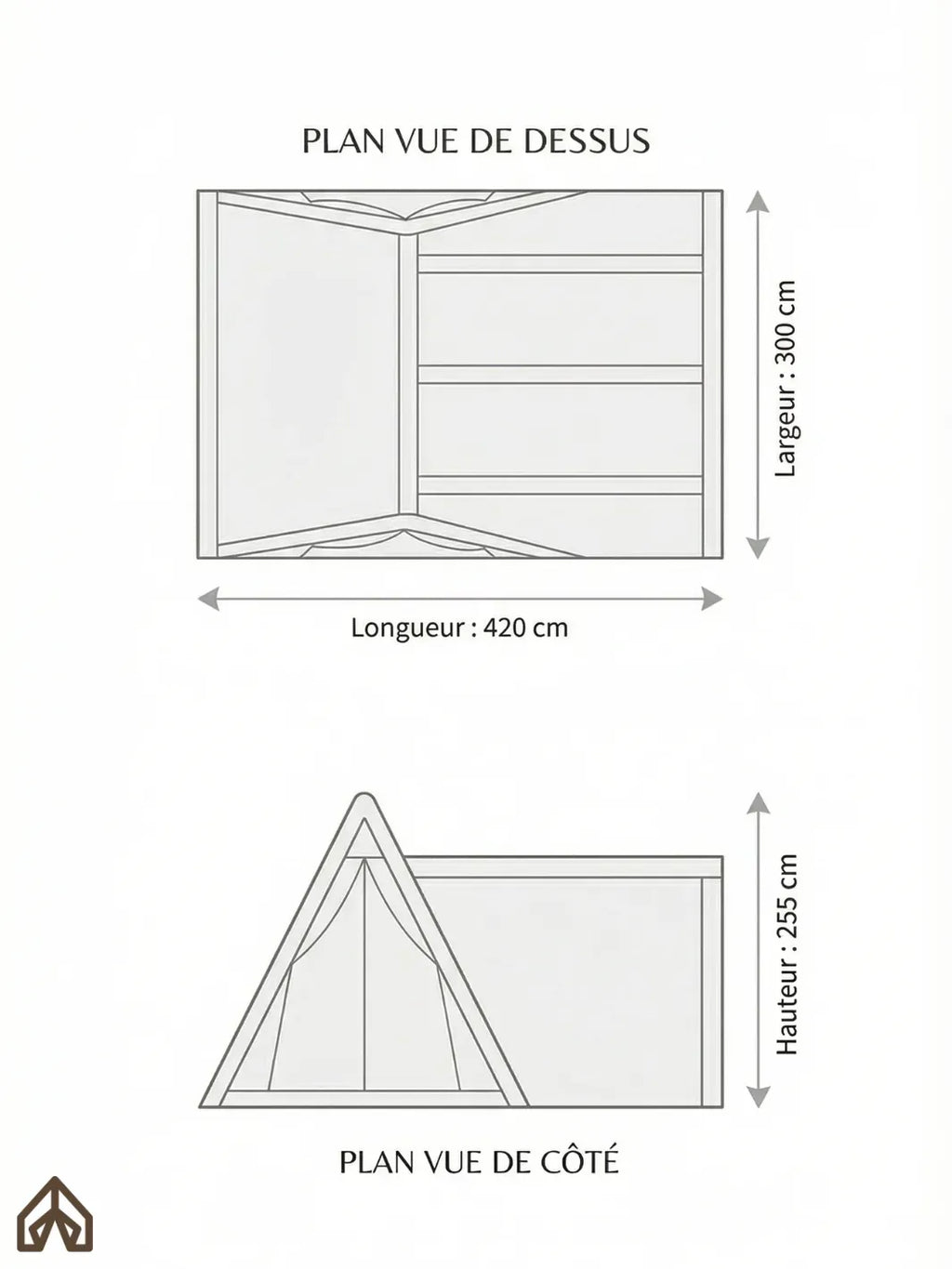 Tente gonflable maison | spacieuse et confortable