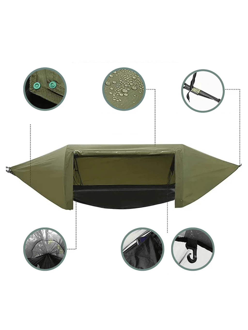 tente hamac suspendu