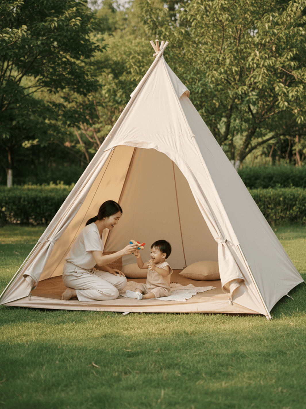 Tente indien | Esprit nature et espace confortable