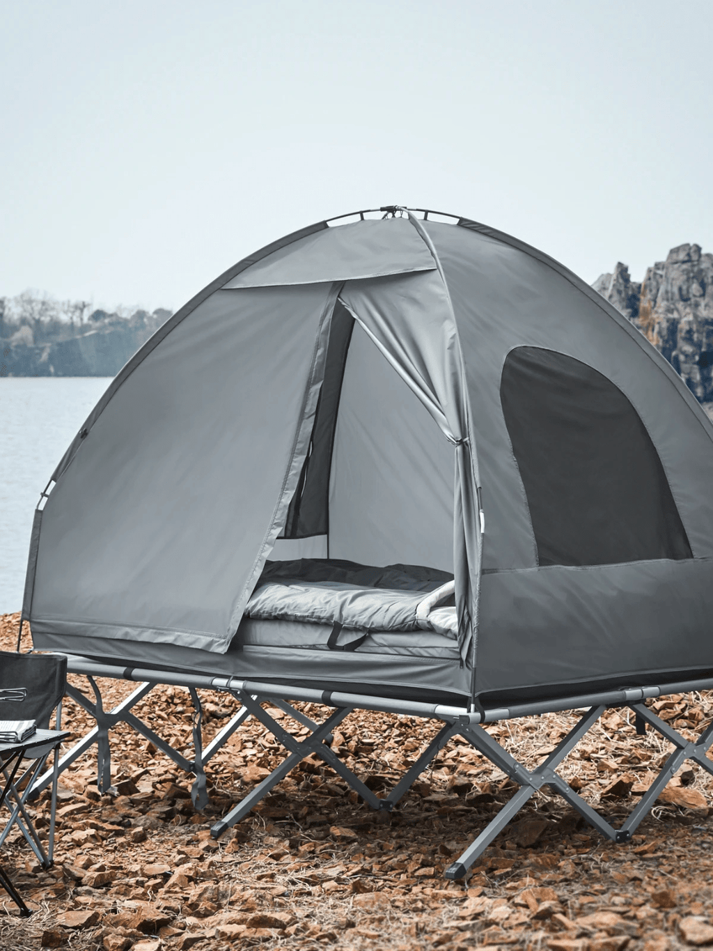 tente lit de camp